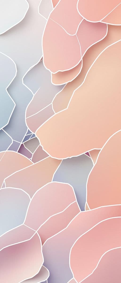 Geometric Ballet in Pastel Hues