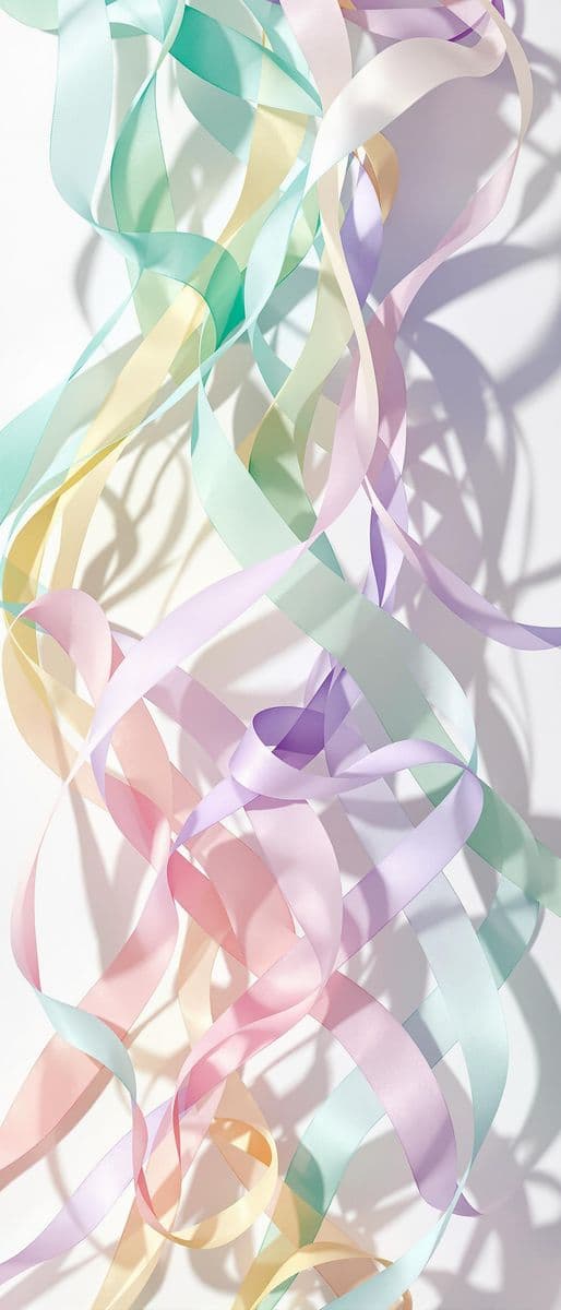 Intertwining Pastel Ribbons