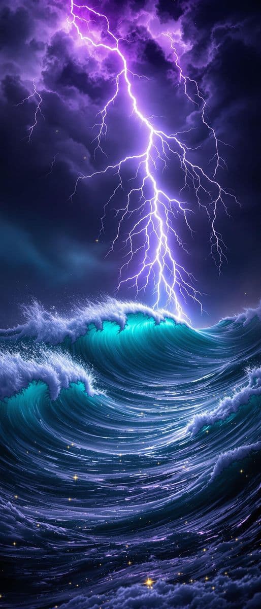 Fury and Grace: Nature's Abstract Symphony