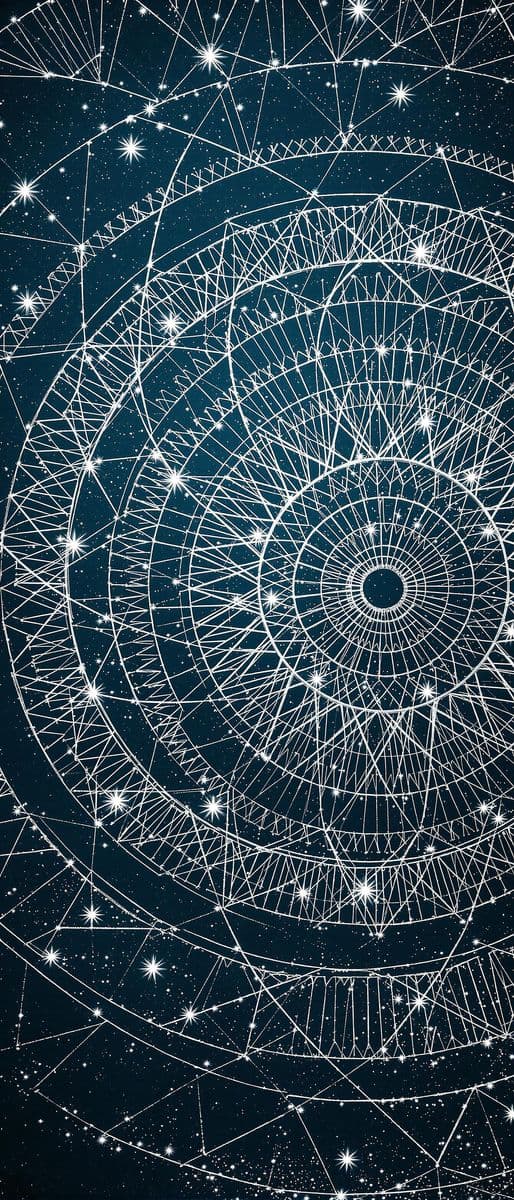 Mystical Indigo Mandala