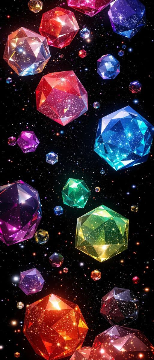 Prismatic Tapestry in Deep Space