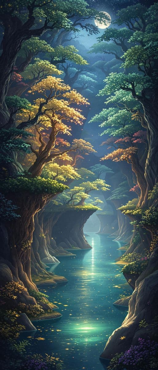 Floating Forests at Twilight