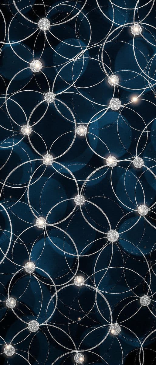 Indigo Circular Interlace