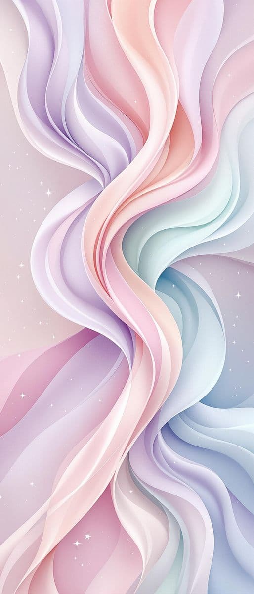 Serene Swirls of Satin