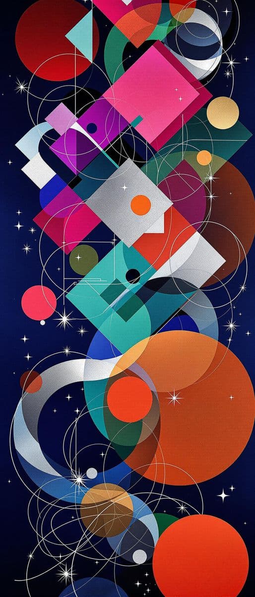 Vibrant Geometric Symphony