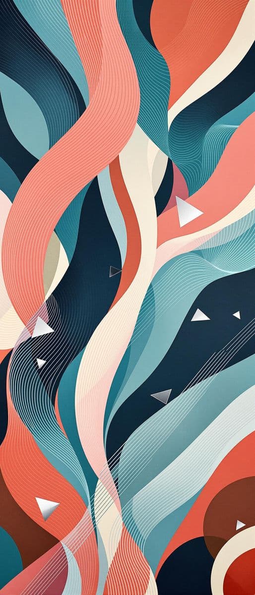 Swirling Ribbons of Color