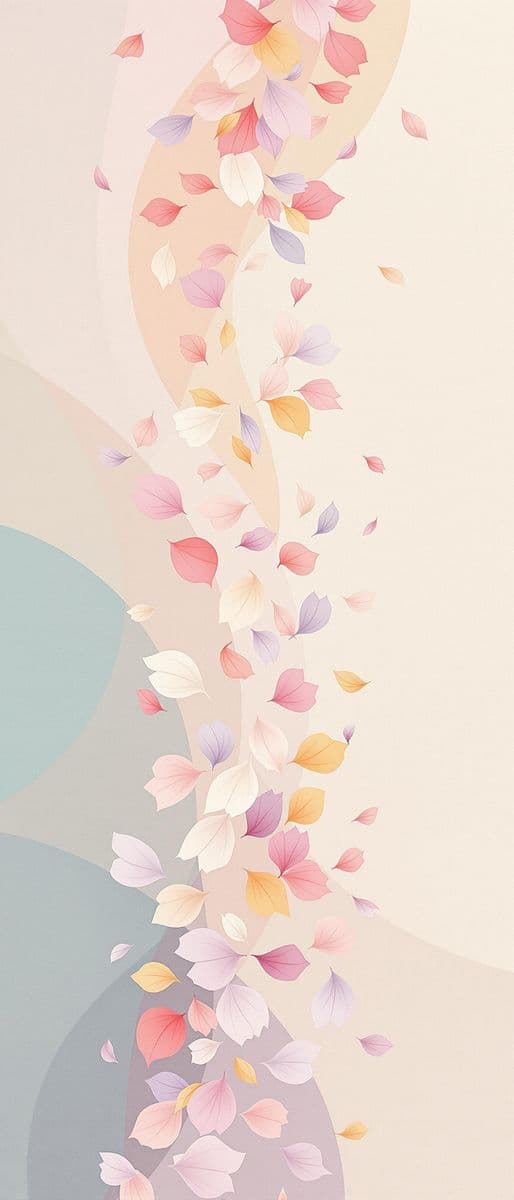 Pastel Petal Cascade