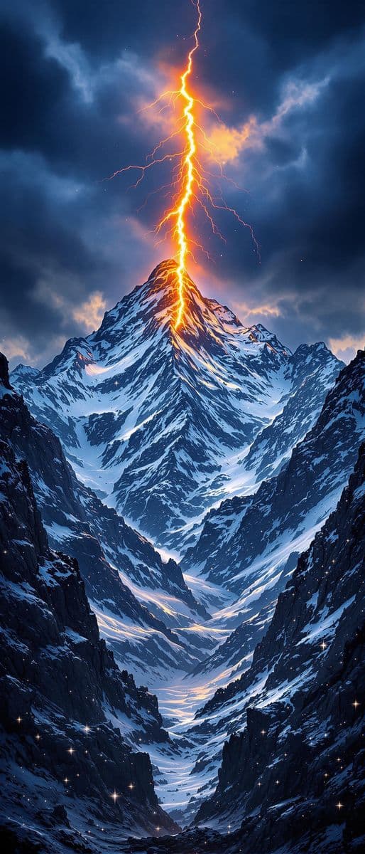 Majestic Mountain Storm