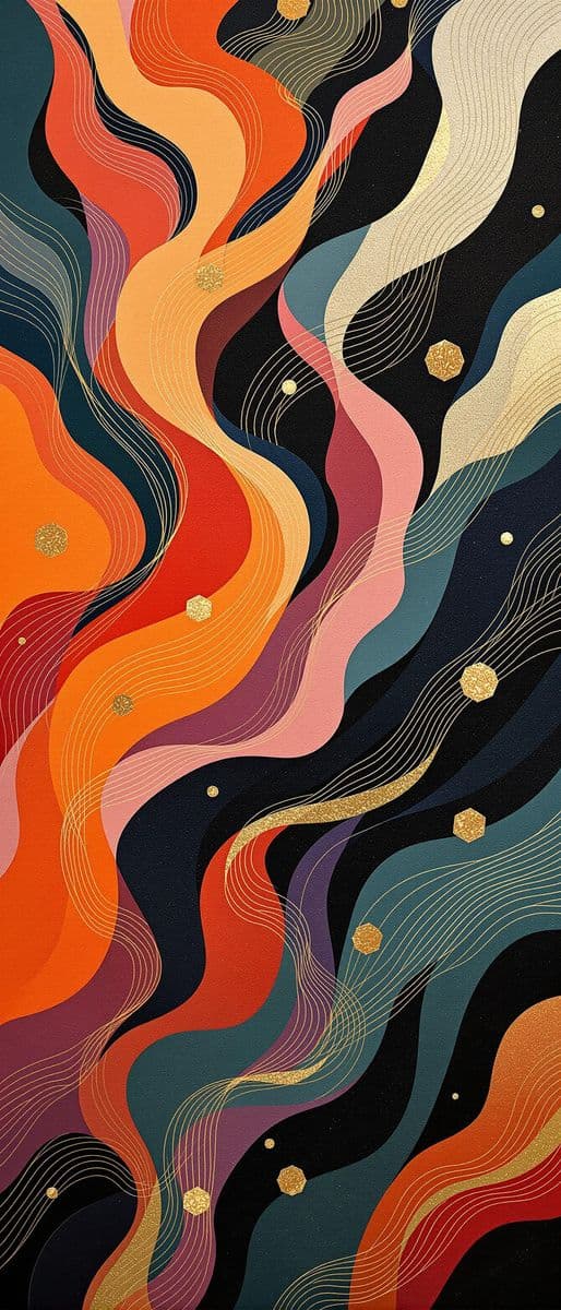 Sunset Swirl Tapestry