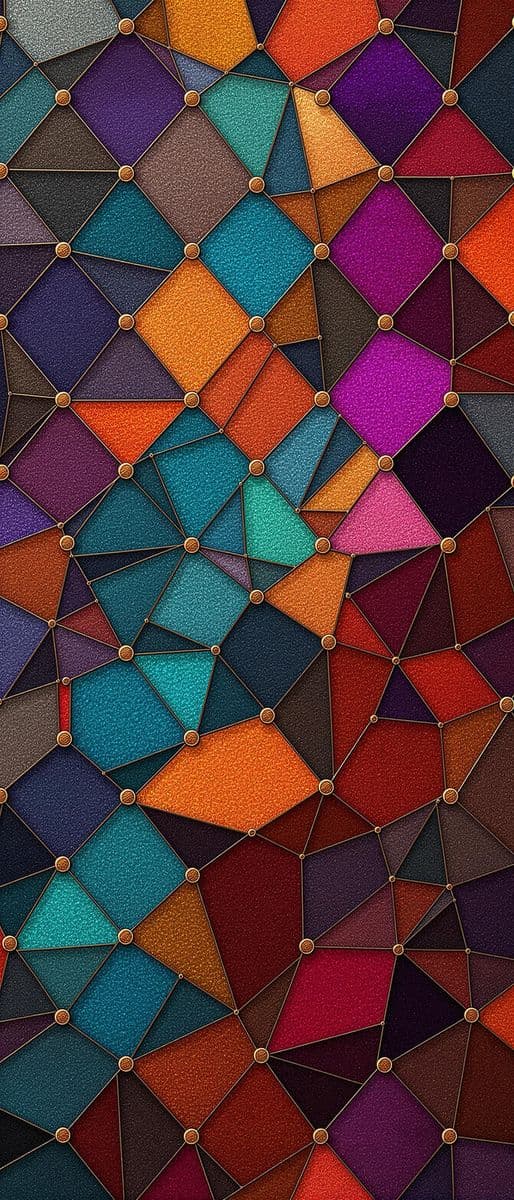 Vibrant Geometric Mosaic