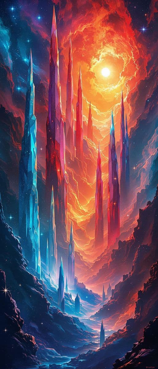 Nebula Crystal Spires