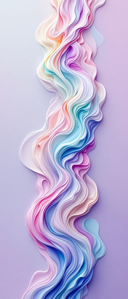 Cascading Rainbow Waterfall