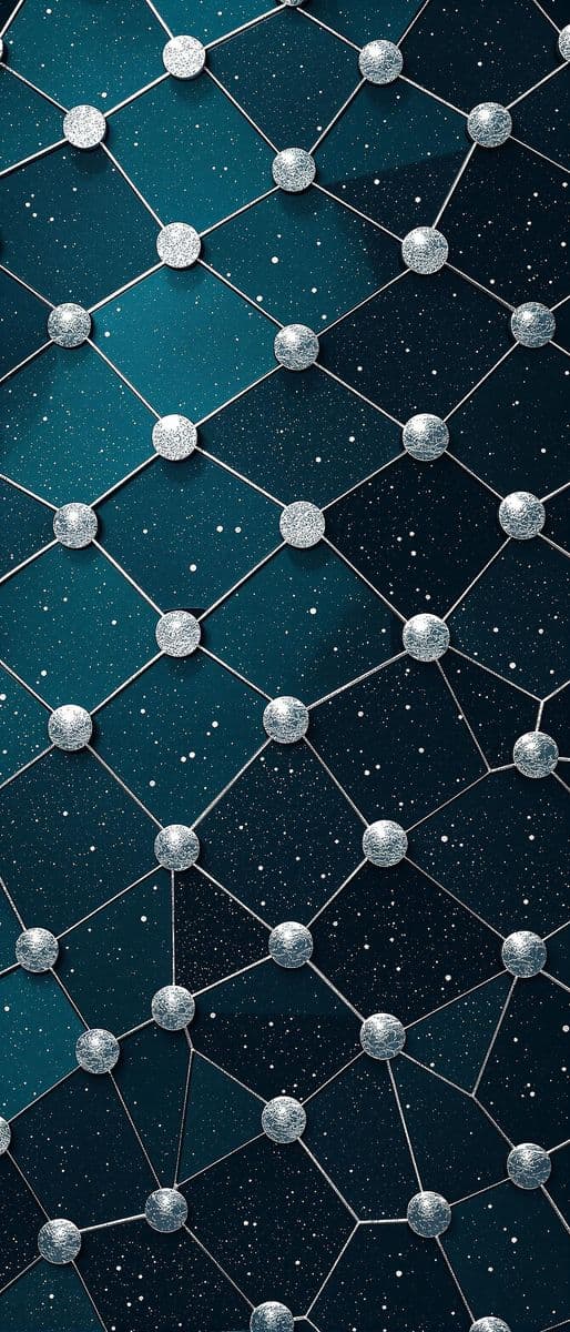 Navy Hexagonal Lattice