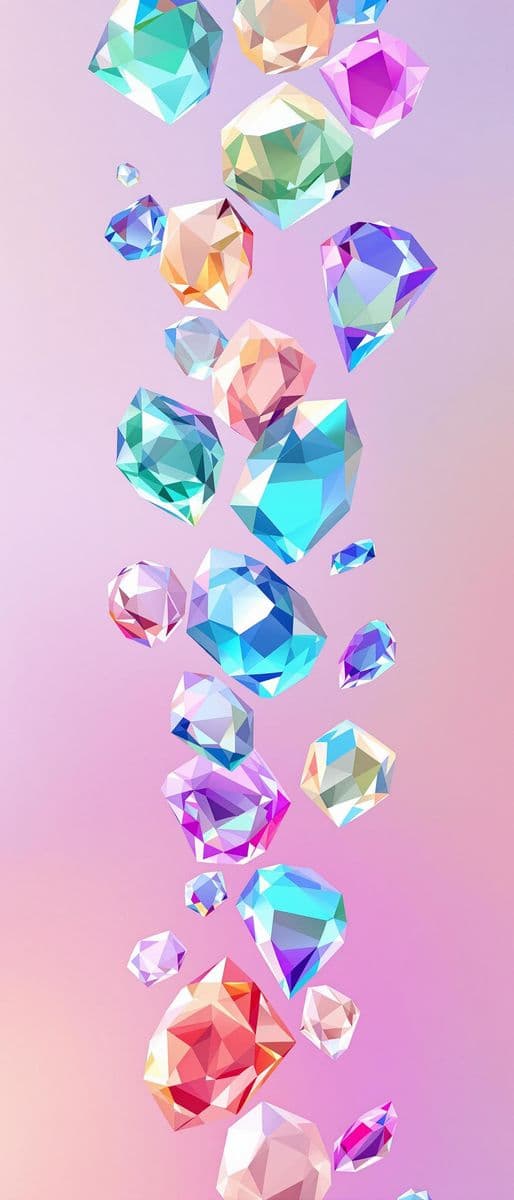 Prismatic Gemstone Symphony