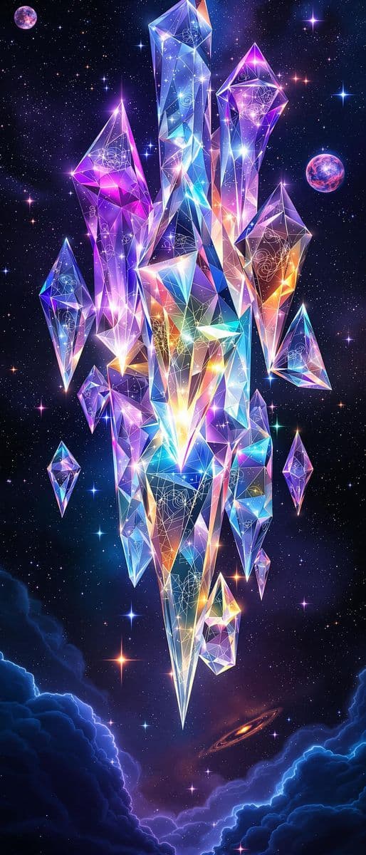 Floating Prism Galaxy