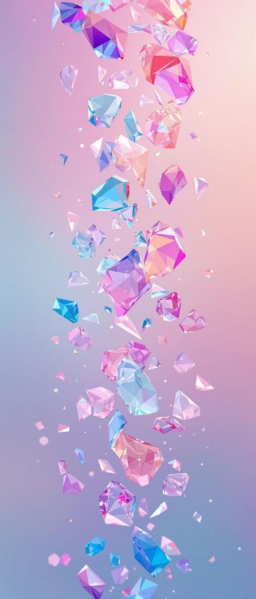 Shimmering Glass Shards