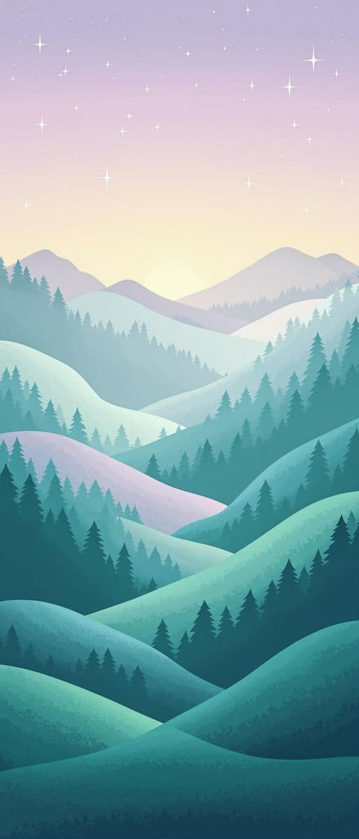 Moonlit Forest Serenity