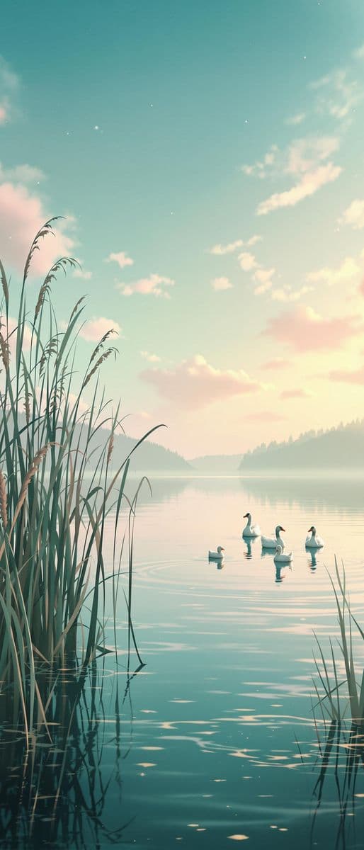 Dawn at the Lakeside