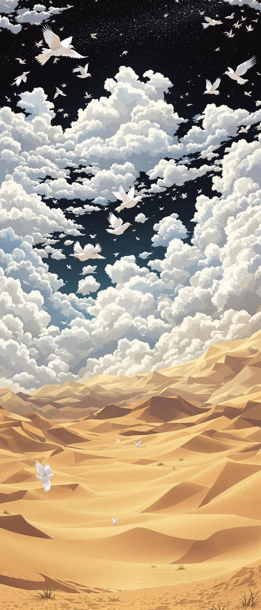 Sky and Desert Harmony