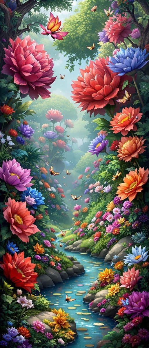 Whimsical Fantasy Garden