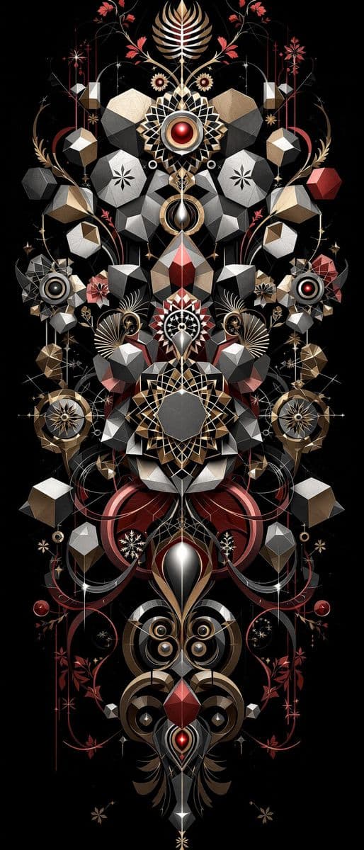 Silver and Rose Gold Intricacy