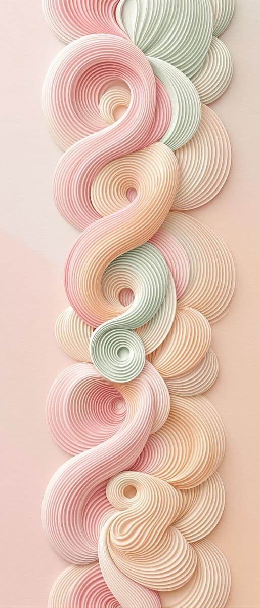 Pastel Spiral Dance