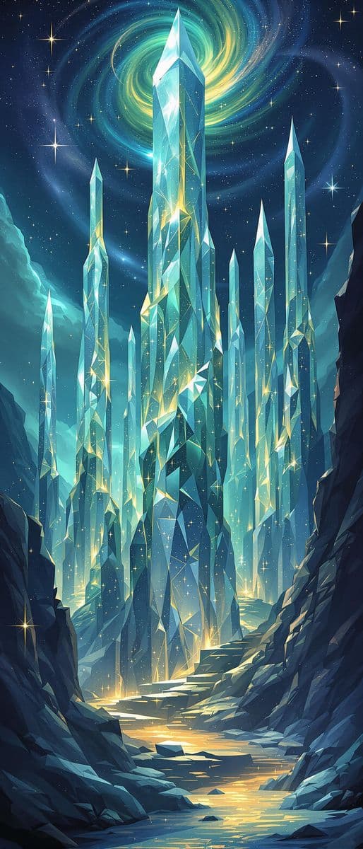 Crystal Monolith Landscape