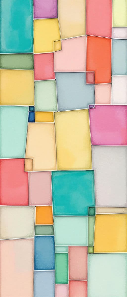 Fragmented Pastel Glass