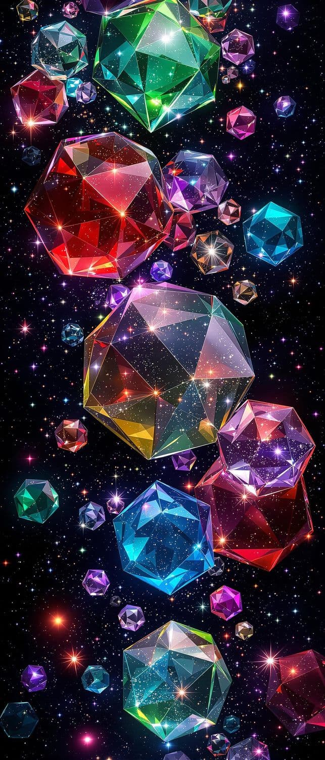 Glassy Polyhedrons in Starry Universe