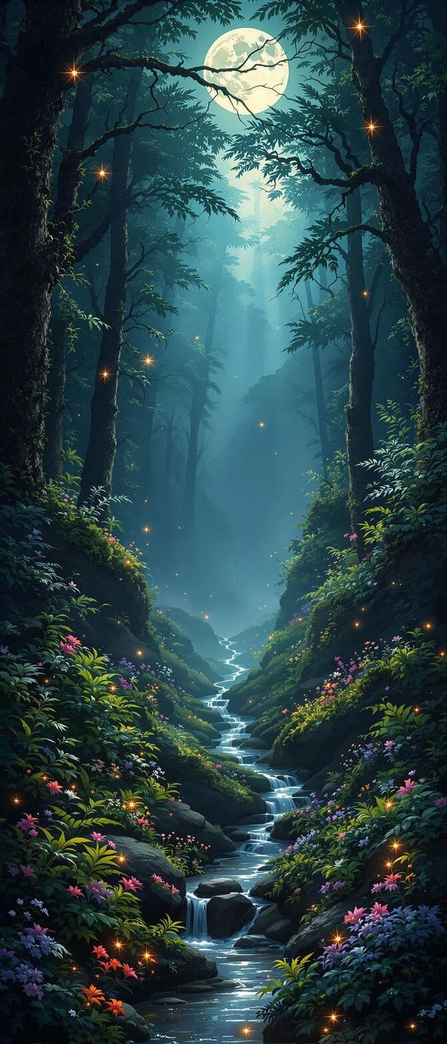 Moonlit Forest Magic