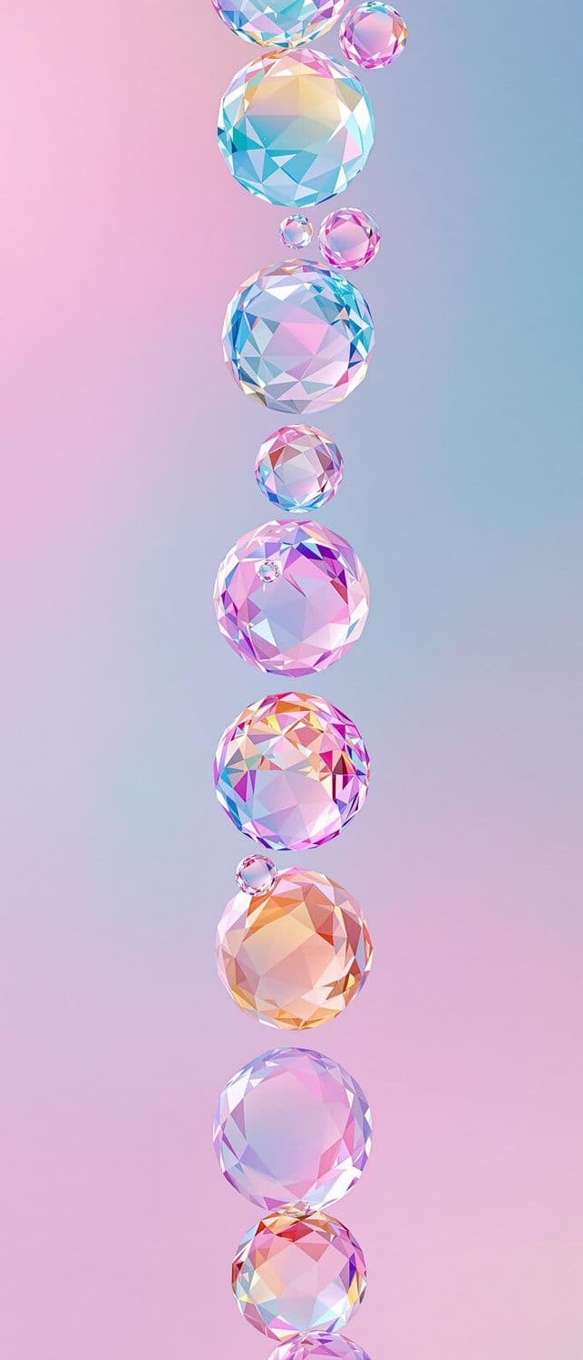 Floating Glass Orbs