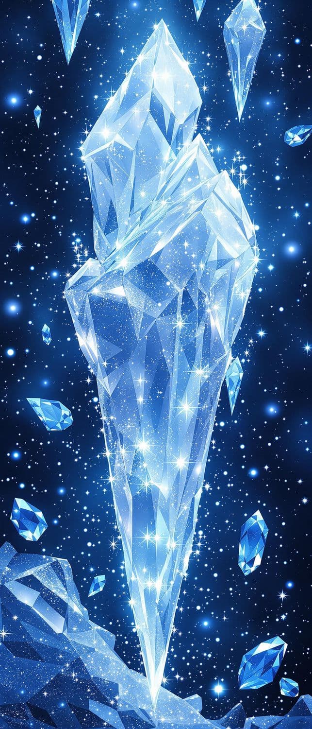 Icy Celestial Crystals