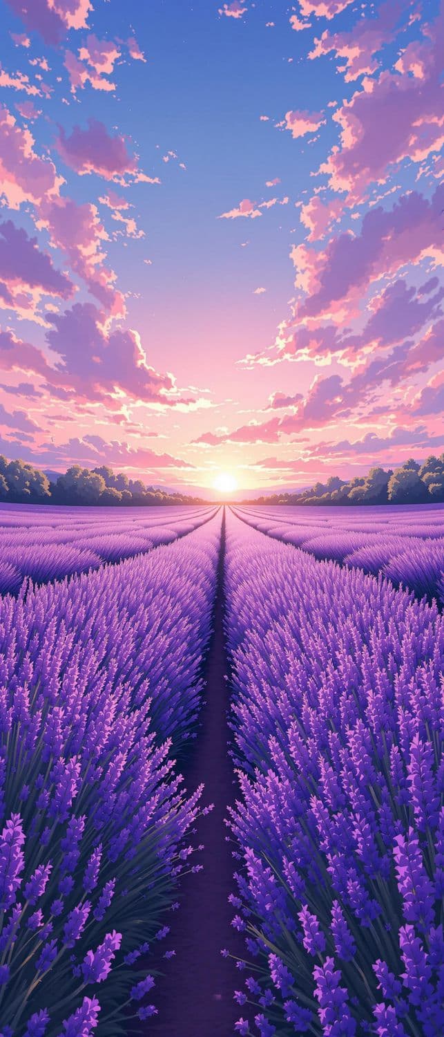 Lavender Sunset