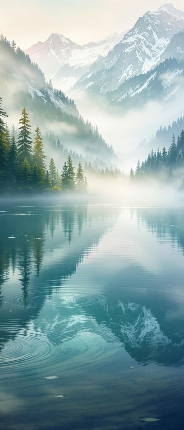 Misty Mountain Lake