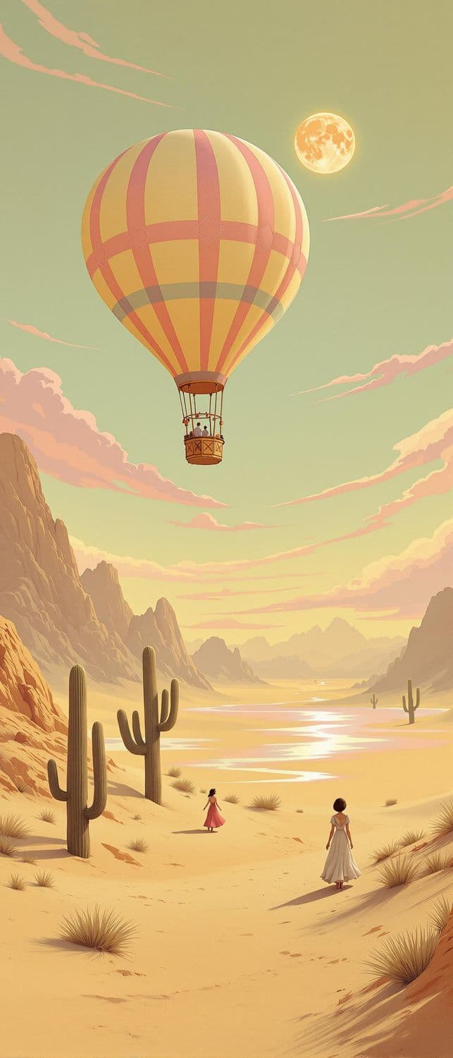 Retro Desert Mirage