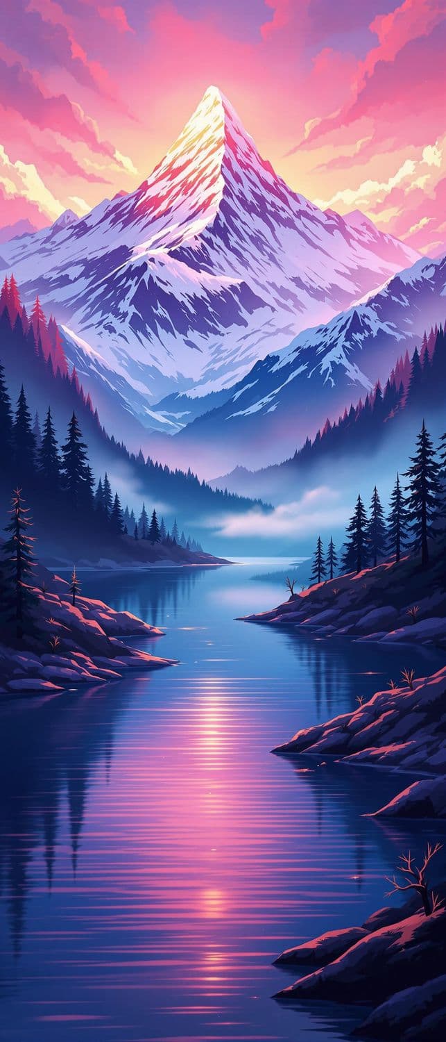 Dawn in the Mountains