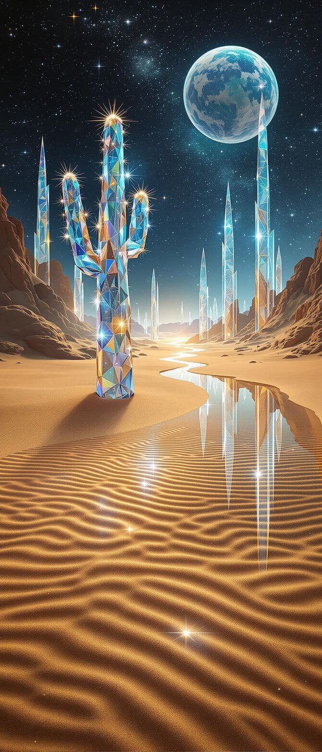 Galactic Desert Reflection