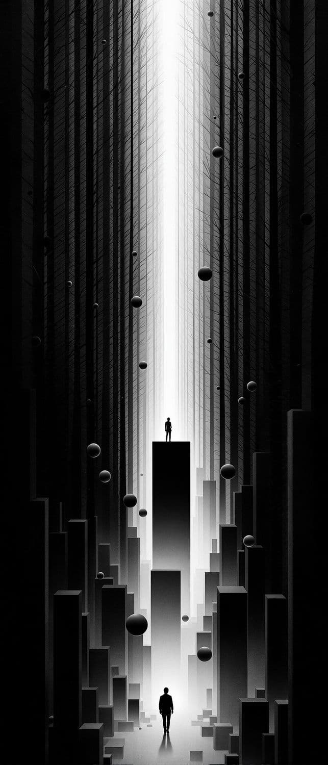 Journey Through the Monochrome Forest