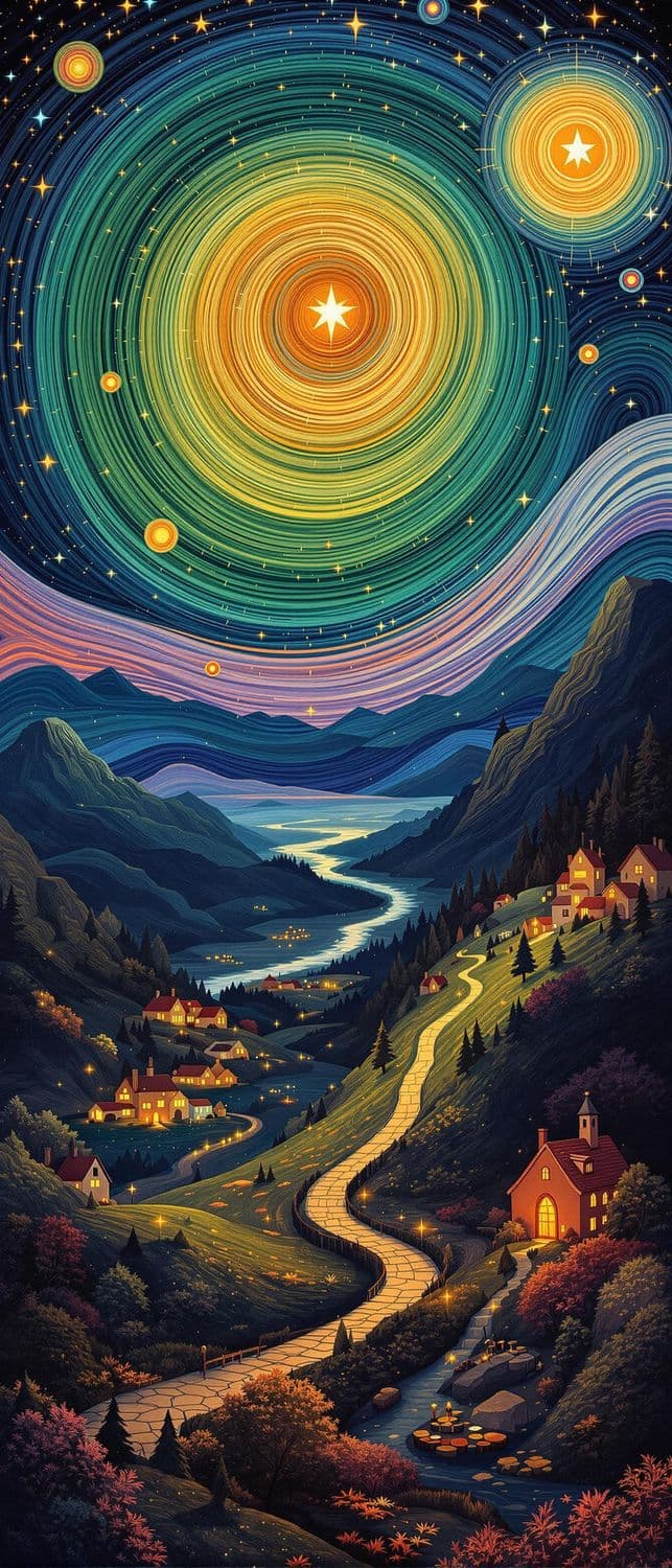 Magical Dusk Spiral