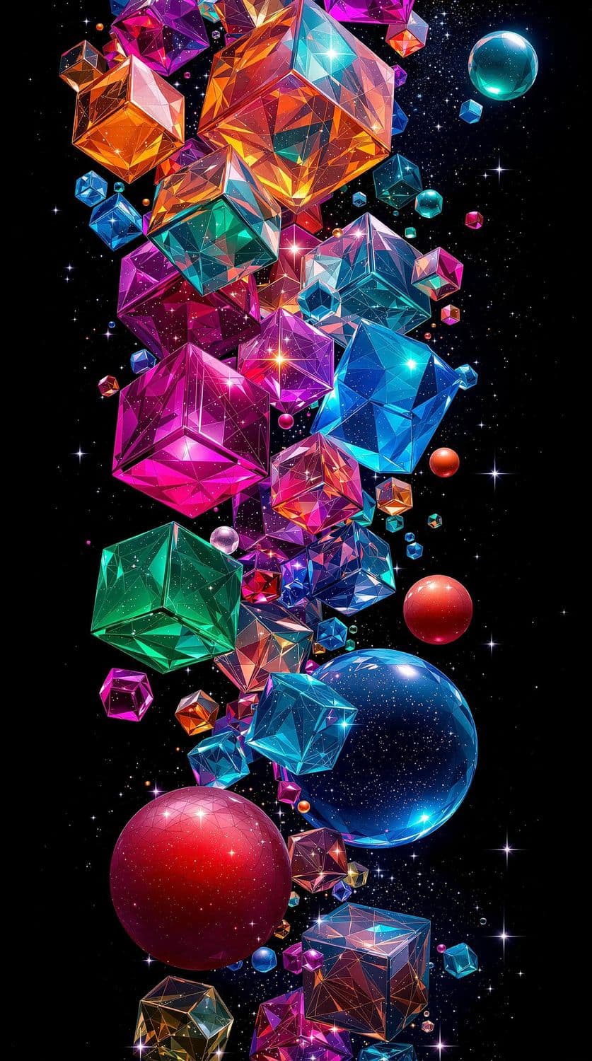 Celestial Cubes in Cosmic Space