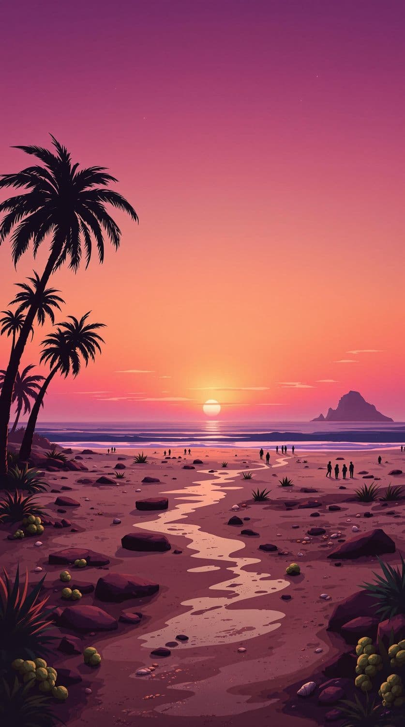 Beach Sunrise Serenity