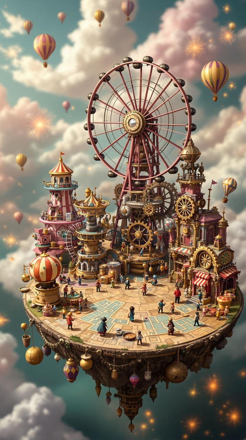 Floating Steampunk Carnival