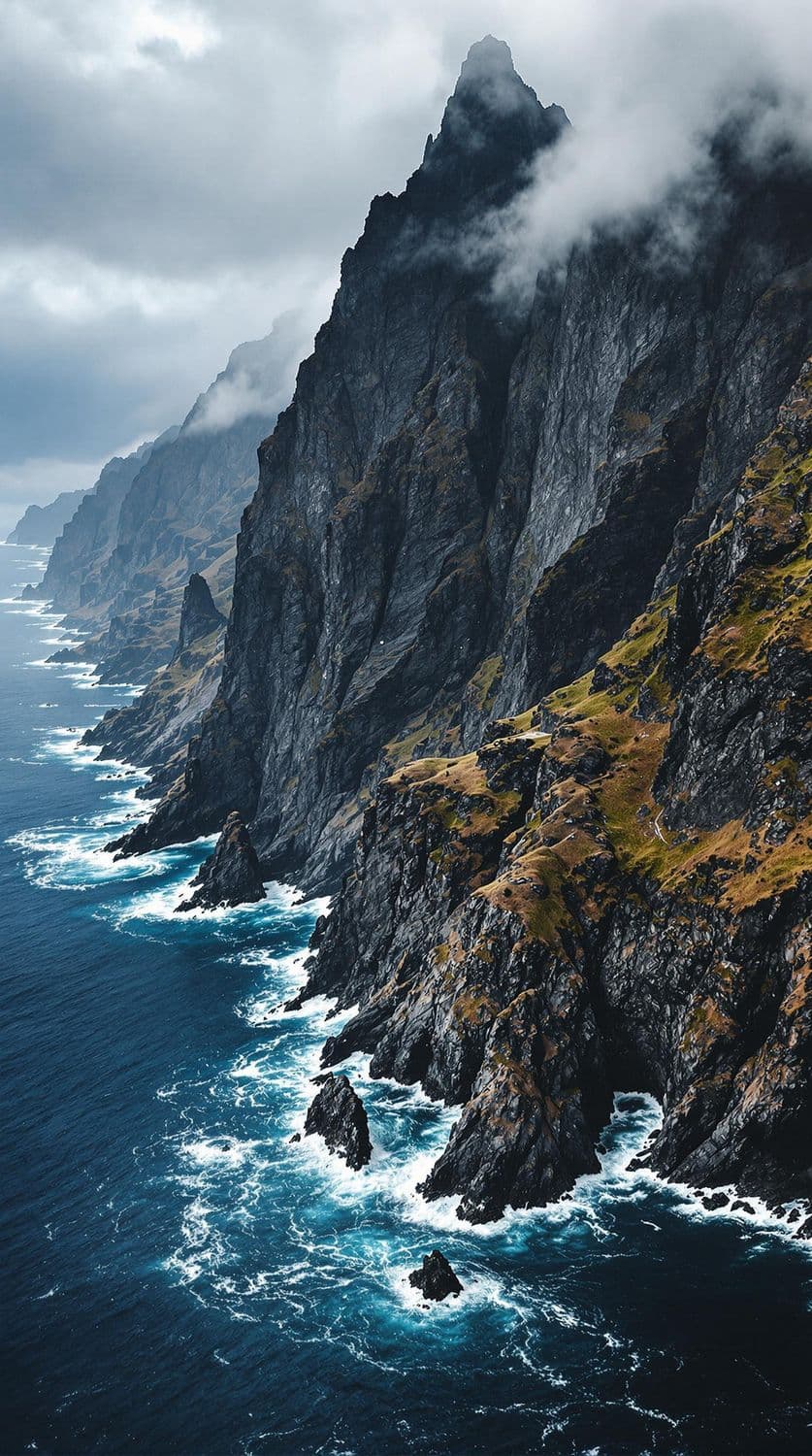 Mountainous Coastline Drama