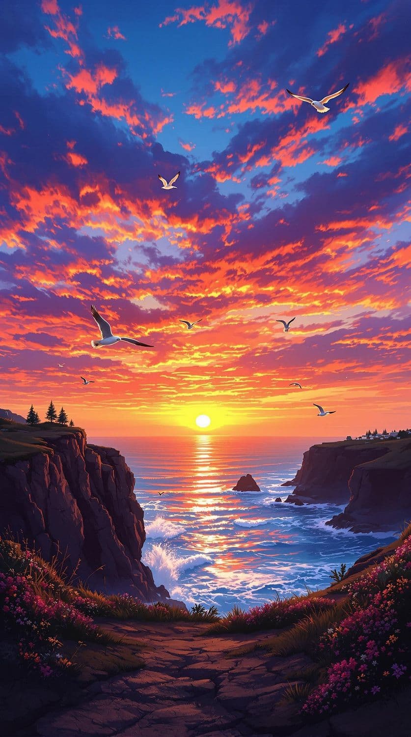 Sunset at the Cliffs