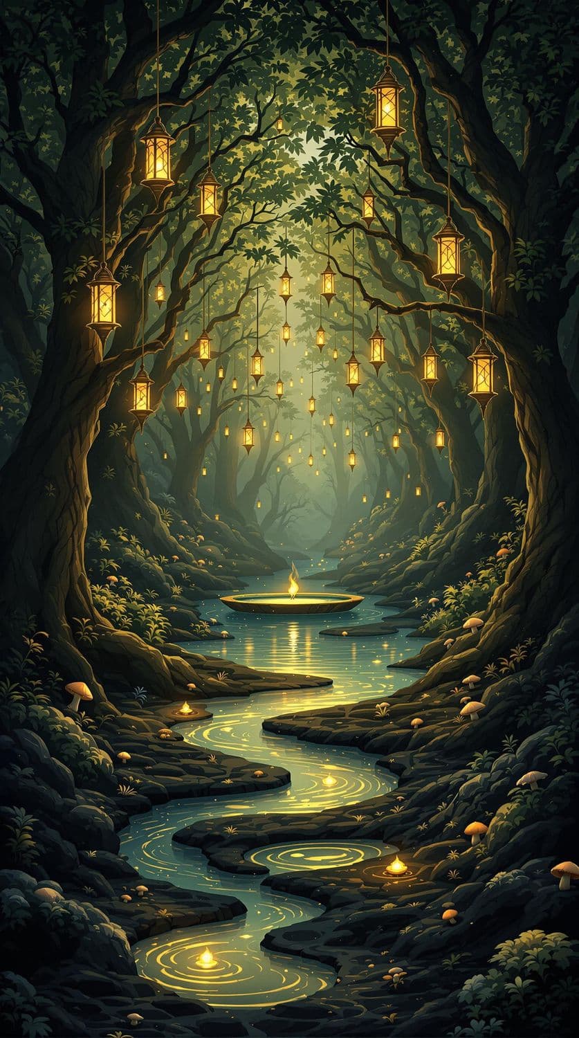 Lantern-Lit Grove