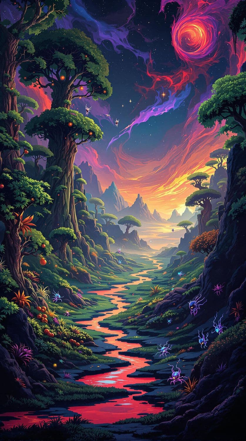 Enchanted Alien Jungle