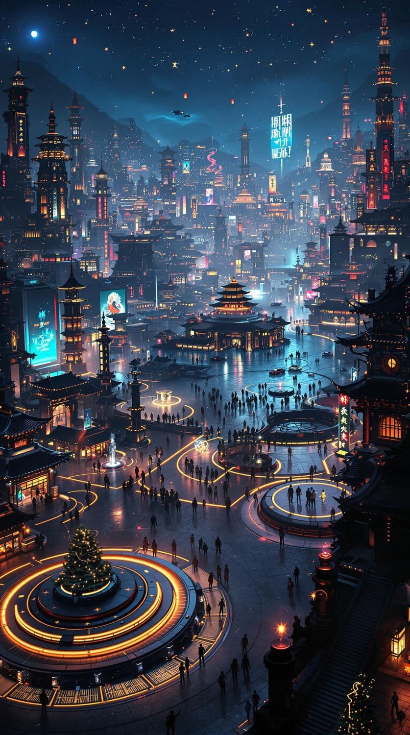 Futuristic Chinese Festival