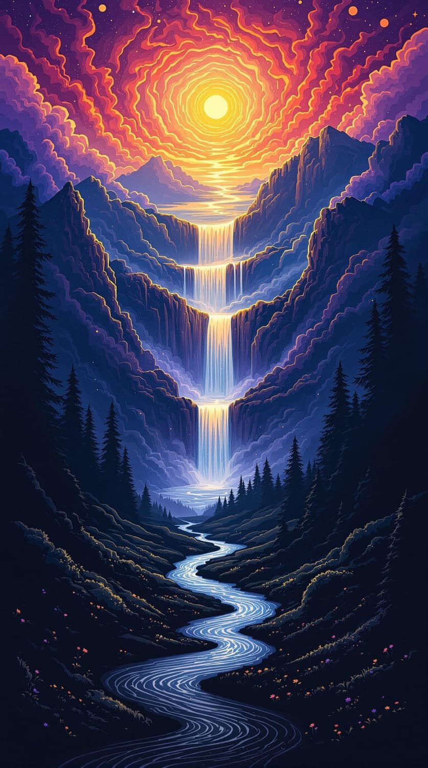 Enchanted Valley Waterfall