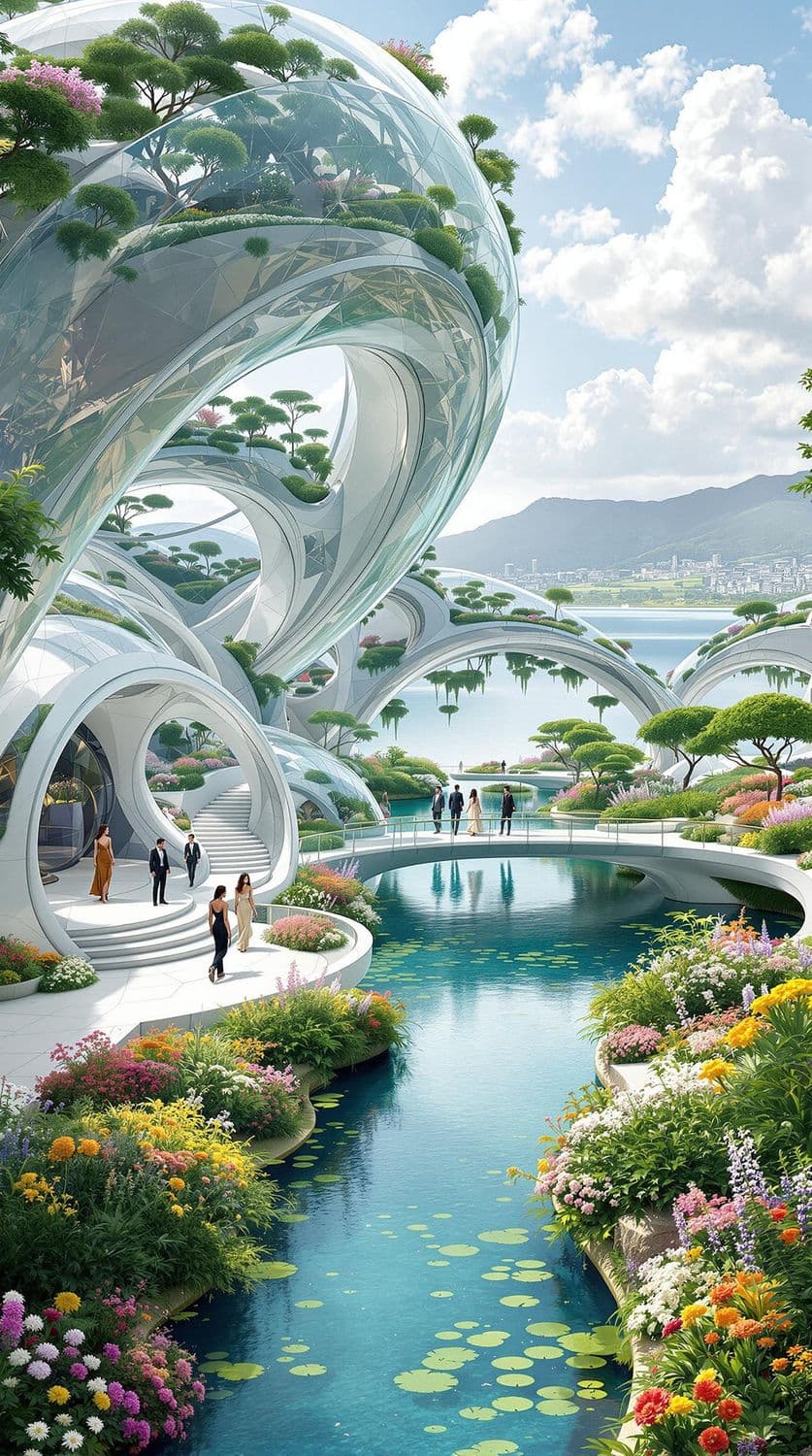 Harmony of Domes and Nature