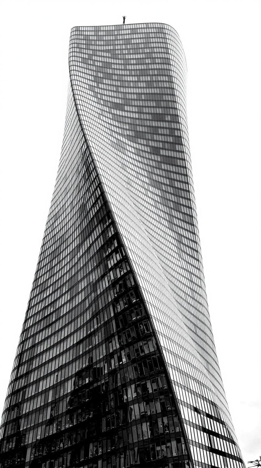 Futuristic Twisting Tower